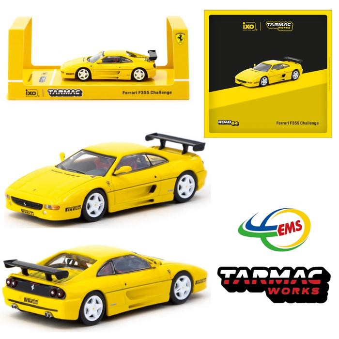 T64R-083-YL - Tarmac Works 1/64 Ferrari F355 Challenge Yellow