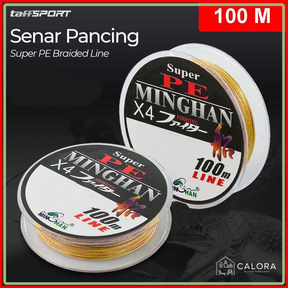Senar Pancing PE Braided 100M Super Kuat Anti Putus untuk Laut & Tawar TaffSPORT MINGHAN