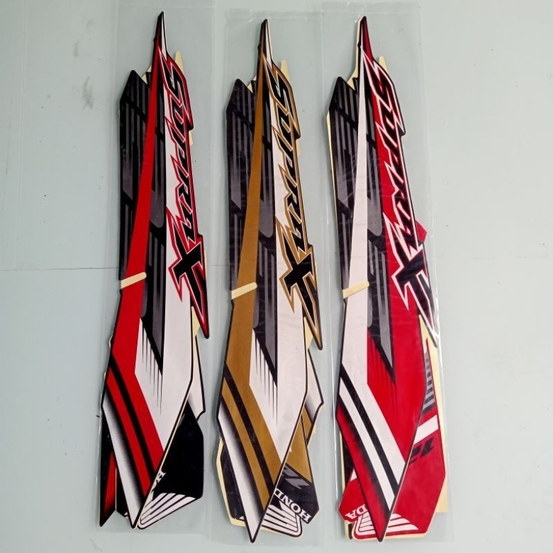 STRIPING STIKER LIST MOTOR HONDA SUPRA X 125 FI TAHUN 2007KUALITAS TERBAIK