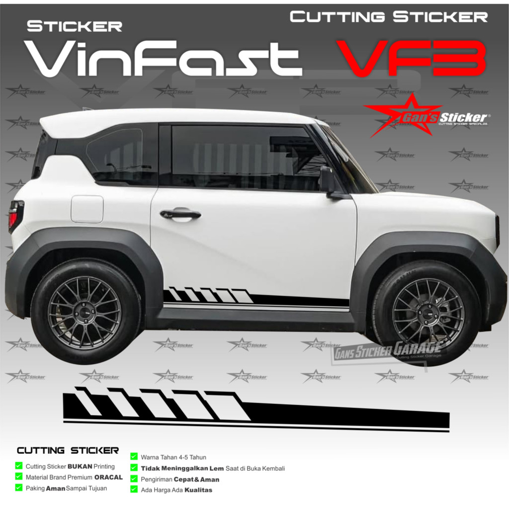 GNSticker VINFAST VF3 Sticker cutting vinfast vf3