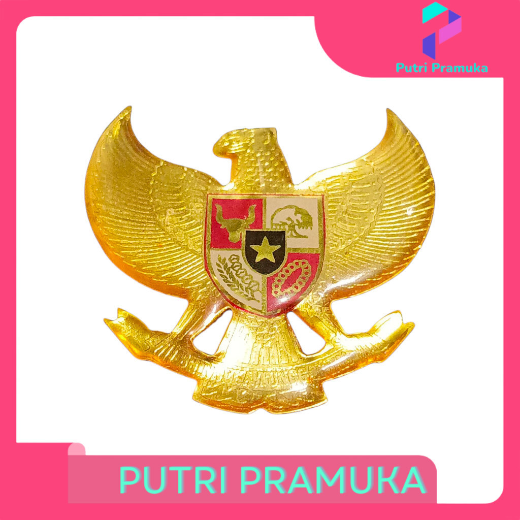 Pin Garuda Resin 5cm Kuningan Premium Paskibra