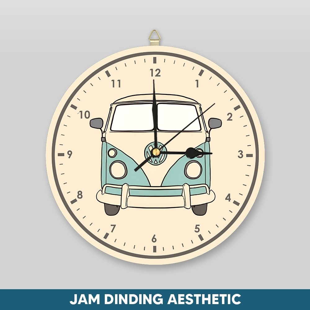 Tanpa kaca Jam Dinding Aesthetic - /uk 20cm