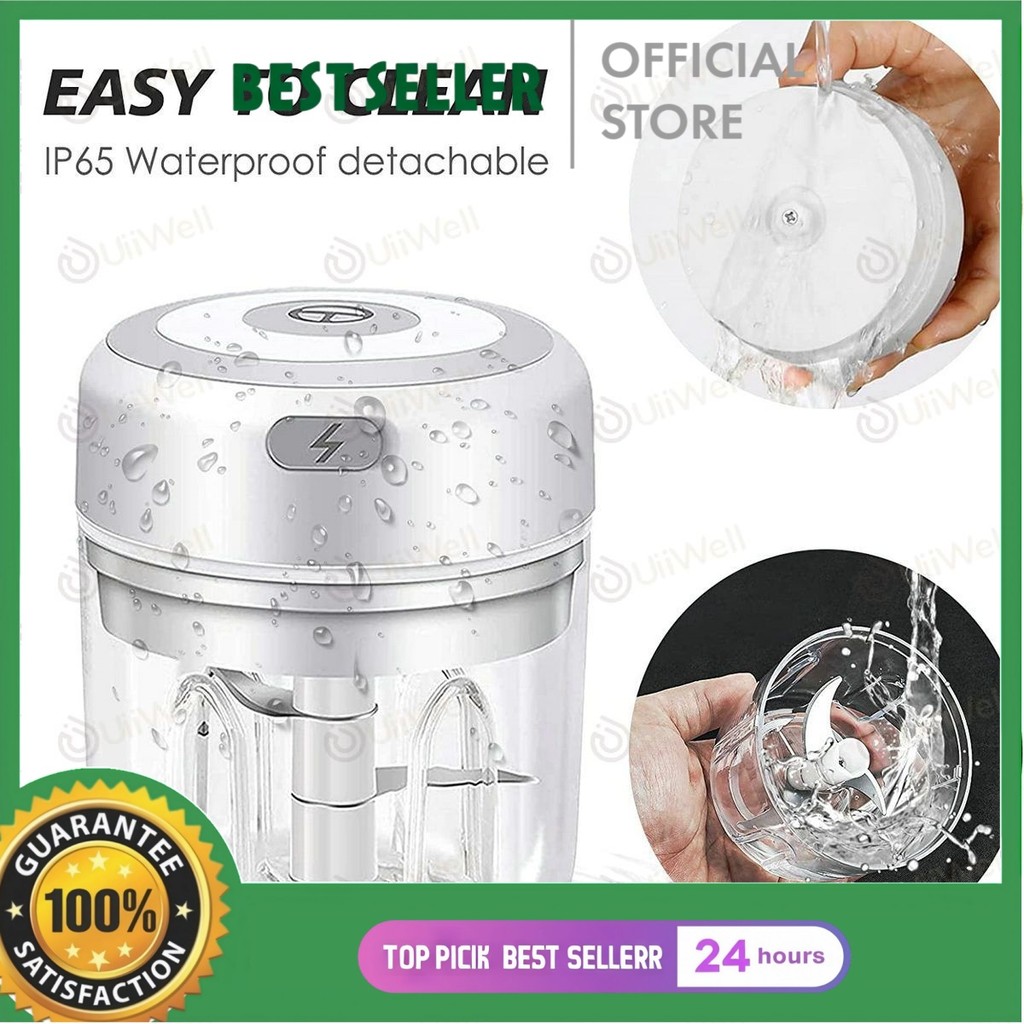 USB Mini Chopper Blender Serbaguna Portable Food Processor Penggiling Bumbu Daging Bawang Putih Caba