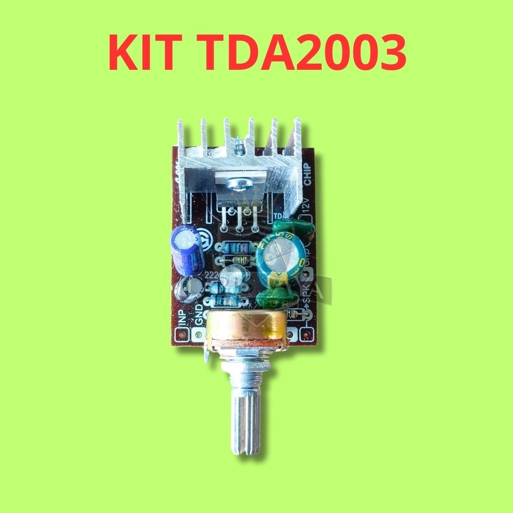 TDA2003 MONO PLUS POTENSIO KIT AMPLI TDA 2003 MINI POWER AMPLIFIER