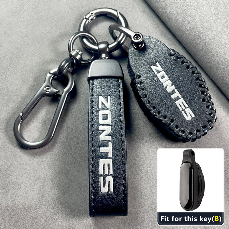 Leather Motorcycle Key Case for Zontes Kiden GK350 125m 150m 150D 368E 368g 368D 368m 350D 350m ZT35