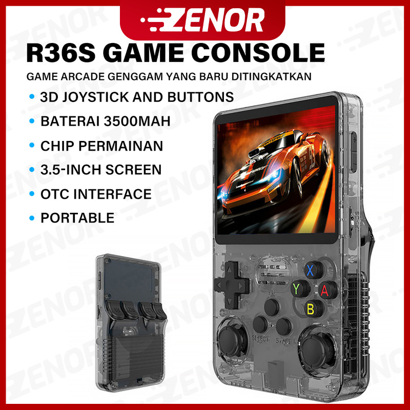 R36S Retro Game PSP Handheld Gamebot Multi Console Gameboy PSP PS1 Nintendo Bisa Connect TV Console 