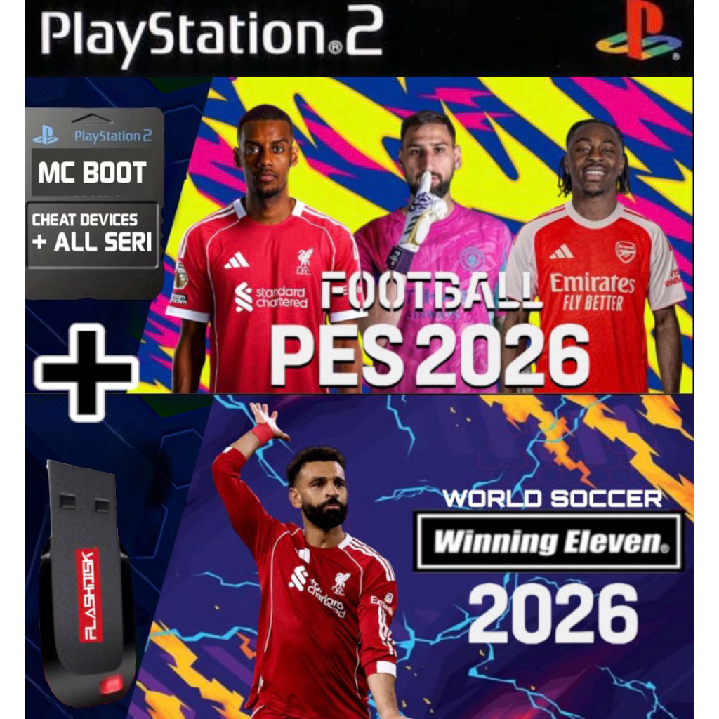 Flashdisk 32GB/64GB Full Game PS2 Cepat & StabilMurah