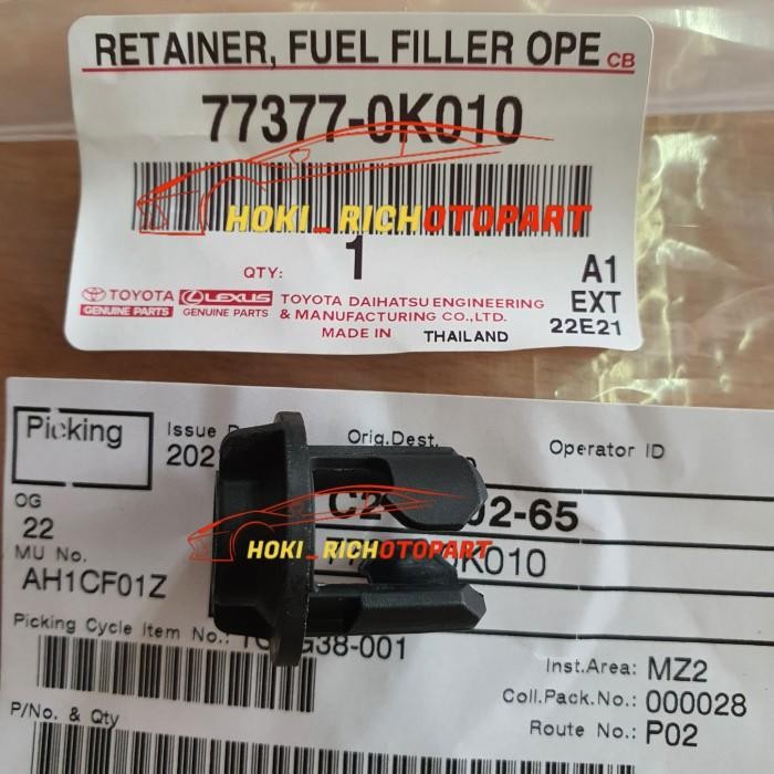 Retainer Fuel Filler Tangki Bensin Innova Zenix 77377-0K010 Original best