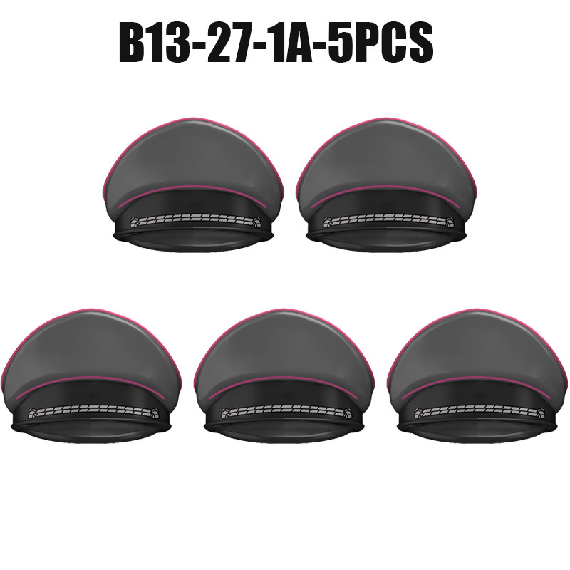 WW2 German Military Officer Helmet Series Buig Blocks WW1 Army Soler Figures Cap Hat Accessories War