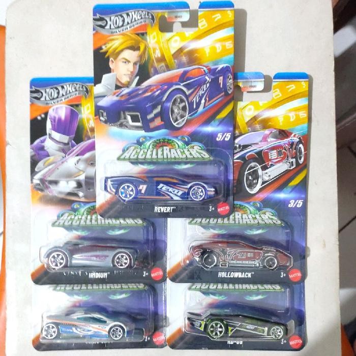 Hotwheels Hot Wheels Acceleracers 2025 1 set 5 pcs Silver Series Iridium Sling Shot Hollowback RD 09