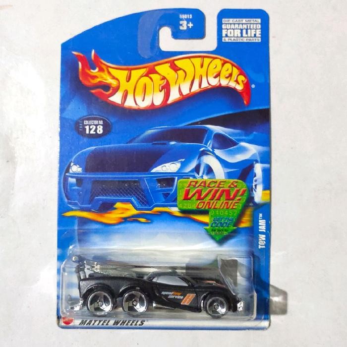 Hotwheels Hot Wheels Tow Jam hitam 2002 blue card rare