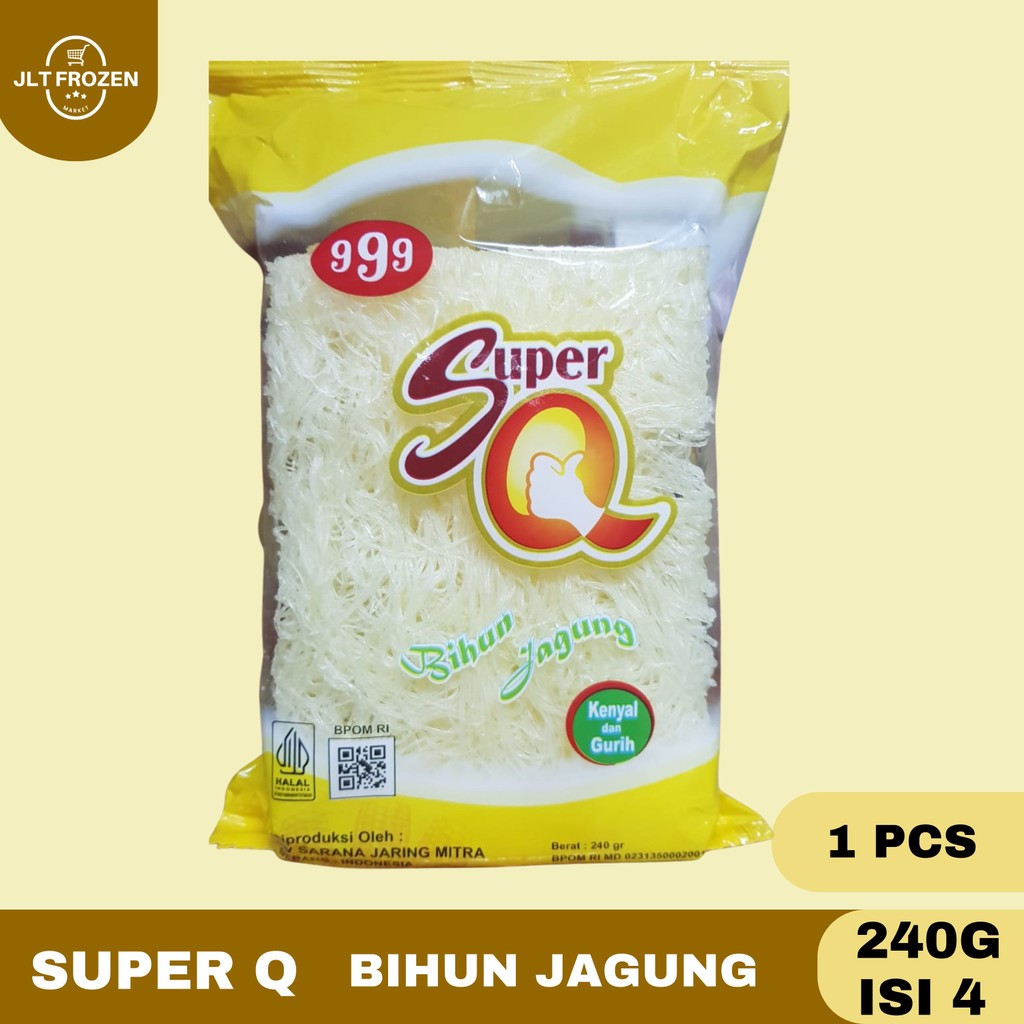 Super Q Bihun Jagung 240g - 1 PCS / Isi 4 pcs / Bihun Kenyal & Gurih / Mie Bihun Jagung