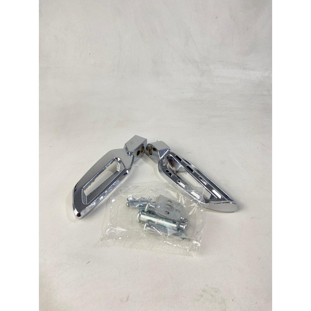 Footstep Pijakan Injakan Kaki Footstep Belakang Chrome Honda Scoopy 46 VARIASI