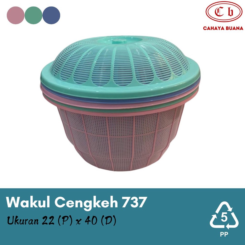 WAKUL Tutup Cengkeh 737 Nasi Jumbo   / WAKUL NASI / BAKUL NASI PLASTIK