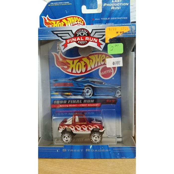 HotWheels STREET ROADER 1999 FINAL RUN  AMBC(A)-192box minus ANS99