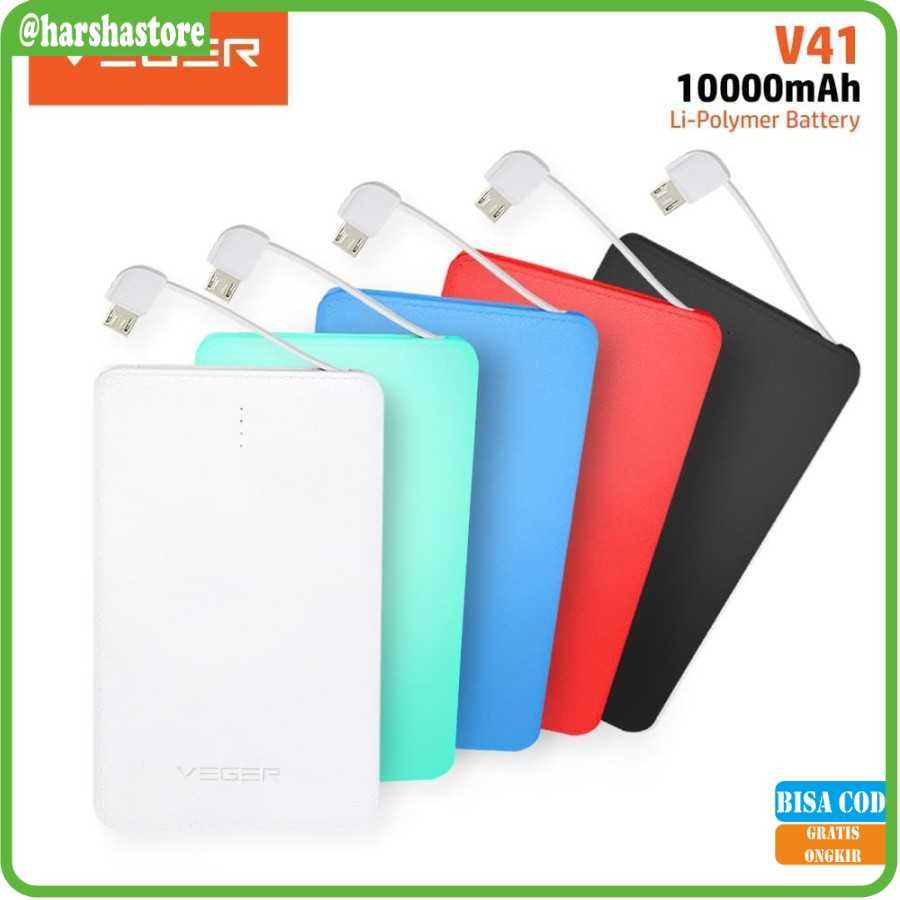 Power Bank VEGER 10000 Mah - PB VEGER - CASAN VEGER CAS VEGER 10000MAH -HARSHA-