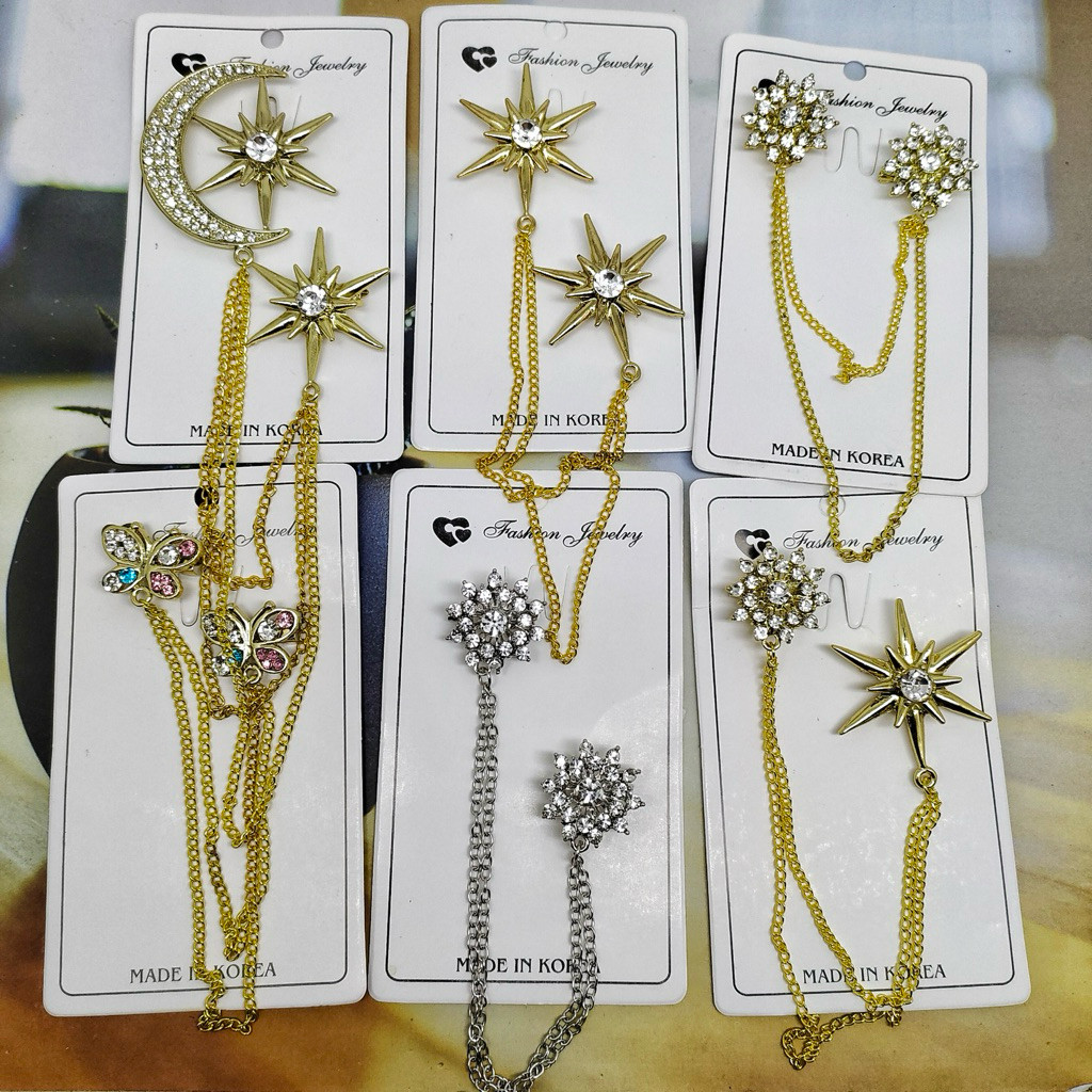 Bros Rantai Kebaya/Bros Kebaya Janggan/Bros Jas Rantai/Bros Melayu Rumbai