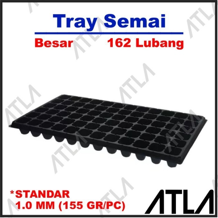 Tray Semai 162 Lubang Traypot Pot Bibit Tray Seed Hidroponik Uk BESAR