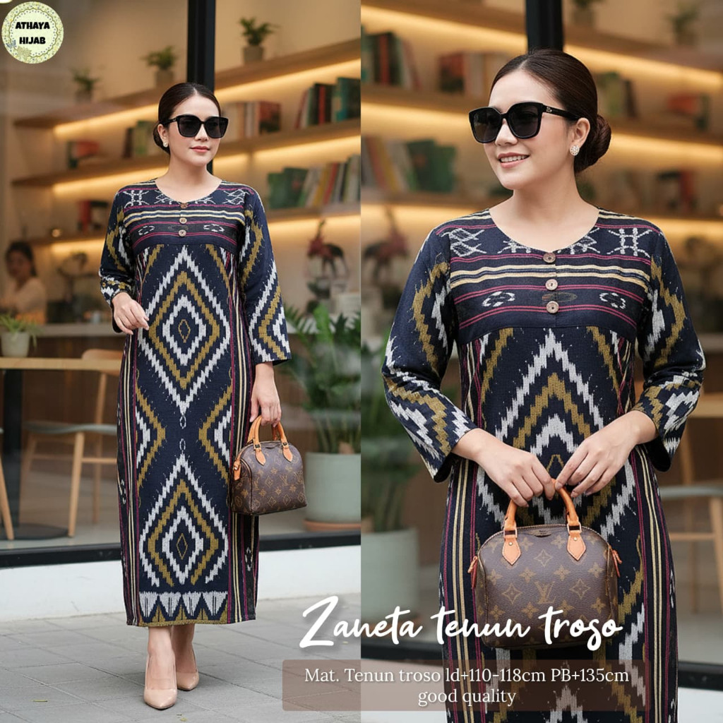 Fashion Wanita HQ  ZANETA TENUN TROSO From AtHAYA