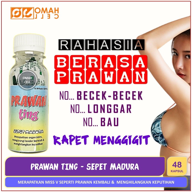 SUPER PREMIUM PRAWAN TING Empot obt Pil Jamu Herbal Penambah Gairah Rukun Wanita Istri Frigit Empot2