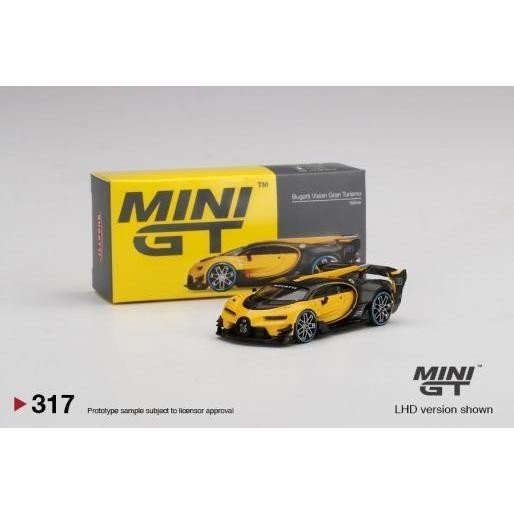 Mini GT Bugatti Vision Gran Turismo Yellow #317