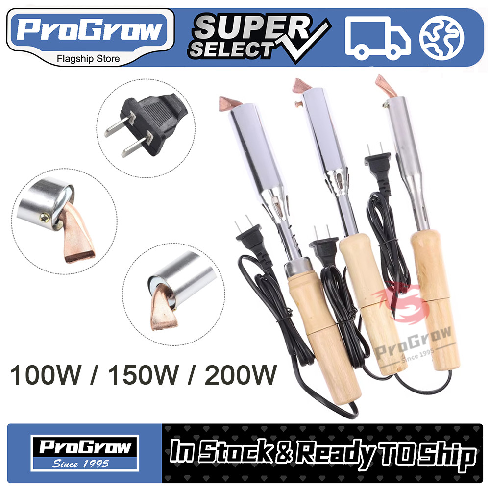 Solder Watt Besar Gagang Kayu 100W / 150W / 200W – Alat Las Timah Listrik