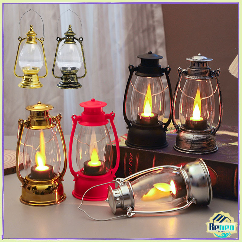 Lentera Lampu LED Muslim Hiasan Idul Fitri Souvenir Ramadhan Lampu Led Lentera Akrilik Lentera Mini 