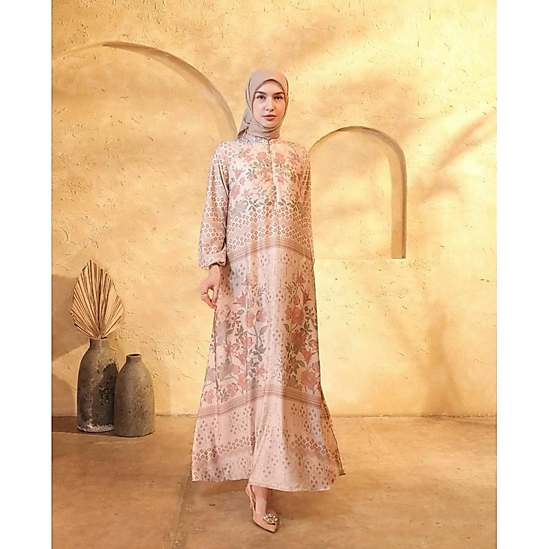 ALANI DRESS APRICOT HEAVEN LIGHTS