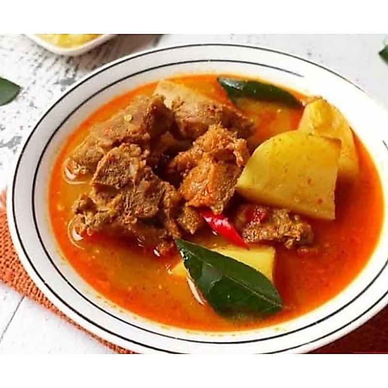 Bumbu kari kambing + Daun kari