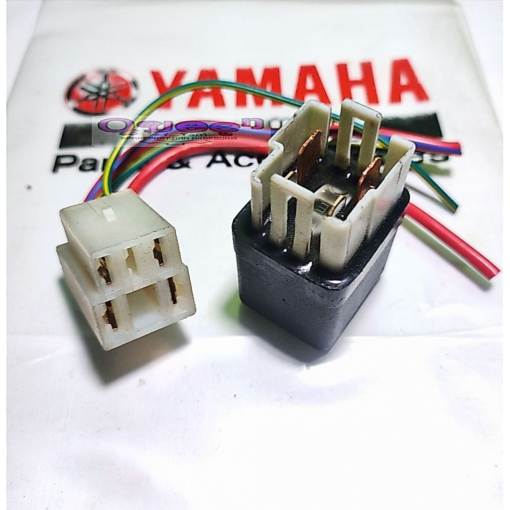 Soket Bendik Relay Stater Satu set Mio Jupiter MX Soul Vixion MX king Nmax Relay Comp Start MX king 