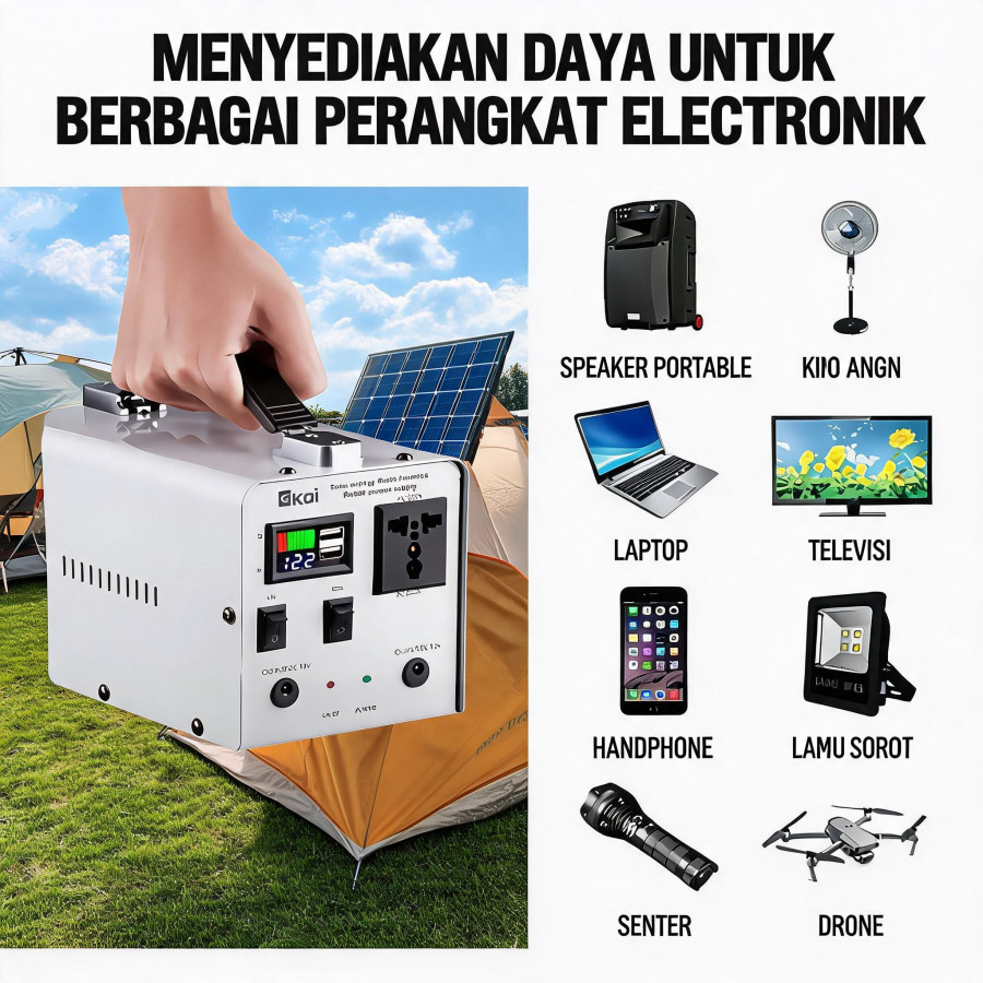 (dalam Stok Dikirim Dari Jakarta)solar panel 100 wp panel surya pembangkit listrik tenaga surya100 w