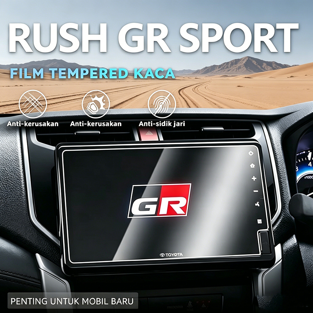 VELOSIN tempered glass  Rush GR Sport 2023 7 Inch Tempered Glass Pelindung Layar Navigasi Anti Gores