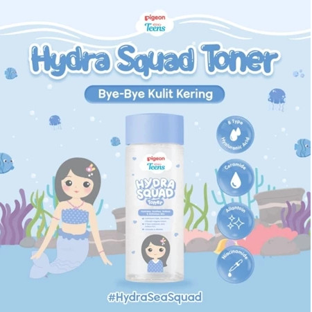 PIGEON TEENS Toner Hydra Squad Melembapkan Kulit 100ml Bright Heroes Hydra Squad