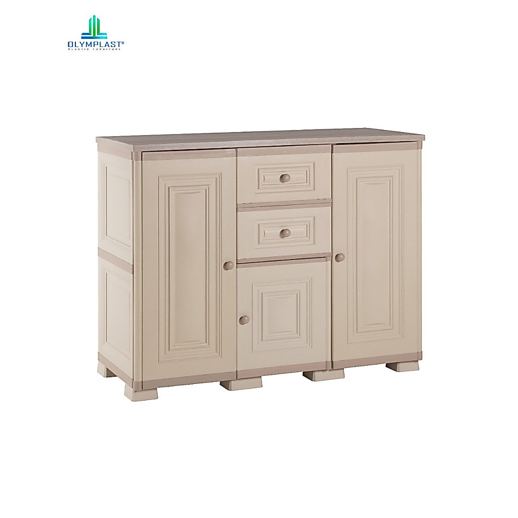 OTC Credenza - Rak TV Lemari Hias Olymplast MODERN / CLASSIC // Lemari Plastik // Tempat Penyimpanan