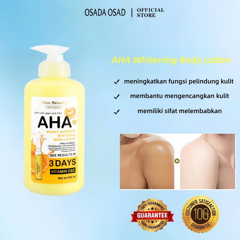 OSADA OSADI-AHA Body  Lotion |Lotion Pemutih Badan Brightening Lotion Body Whitening  Losion Tubuh W