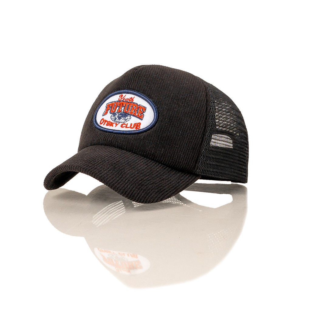 Otsky Topi Pria Baseball Corduroy Word Club