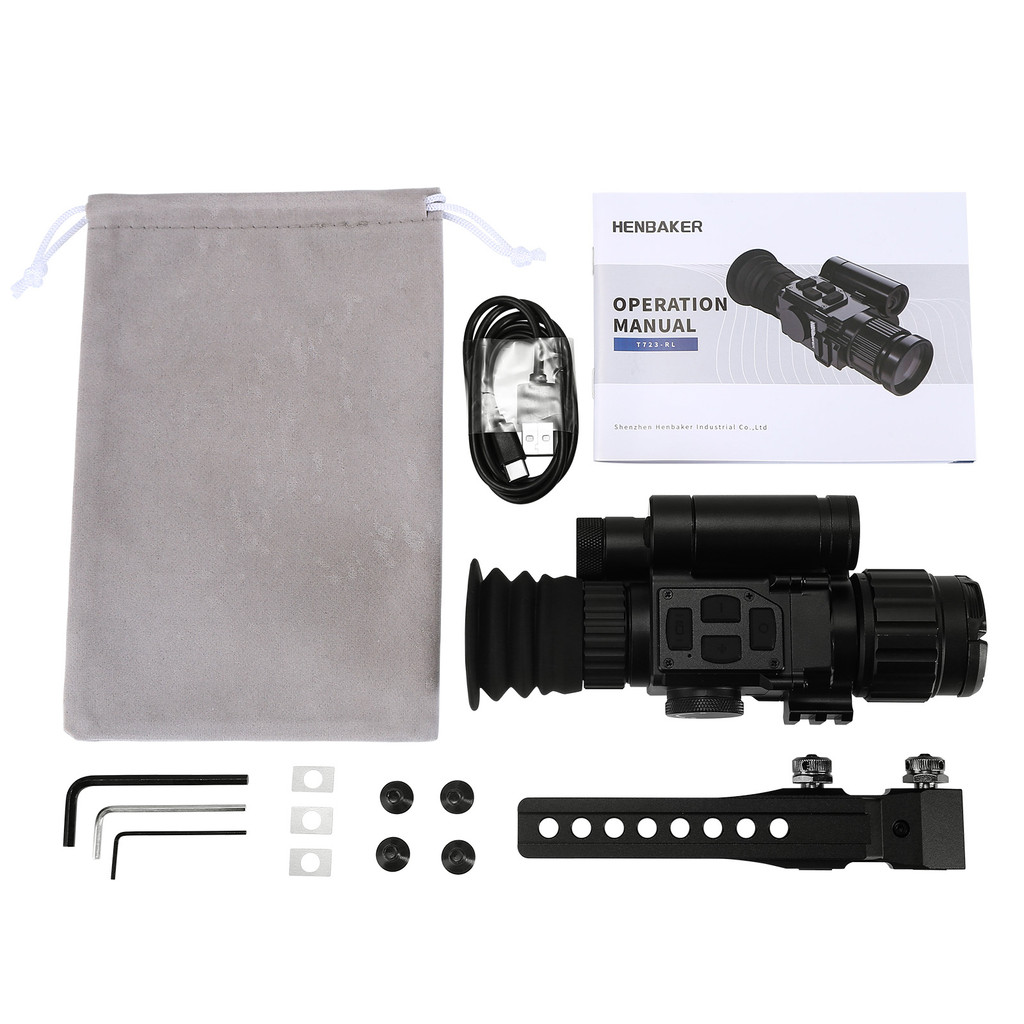 Teleskop Thermal Night Vision Henbaker  T 723 RL Digital Telescope Ballistic Calculator Laser Range 