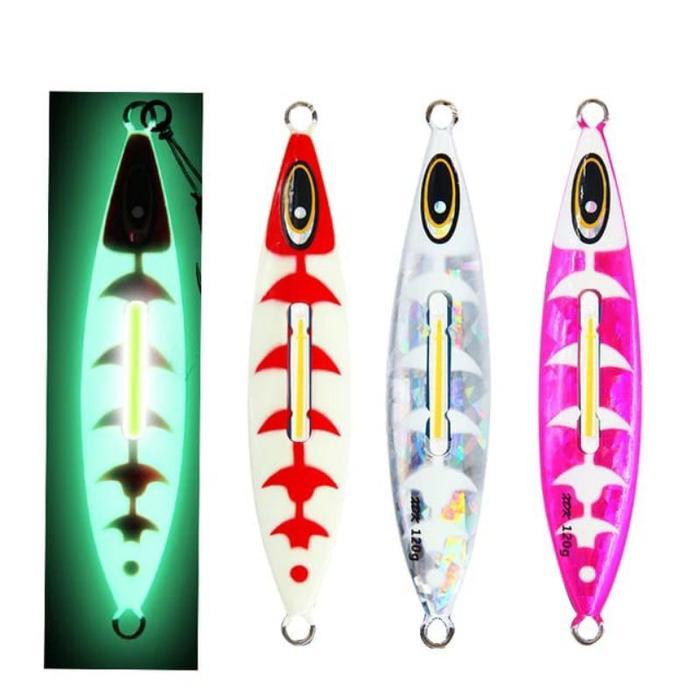 metal jig slow jigging mister jigging - Merah, 200 gram