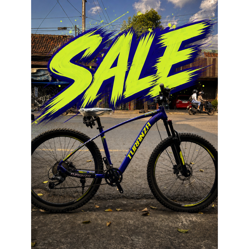 Sepeda MTB 27.5 Turanza 2906 MX 2x10 Speed Discbrake Murah Awet Gunung Terbaru 2 x 10 Monarch Vigilo