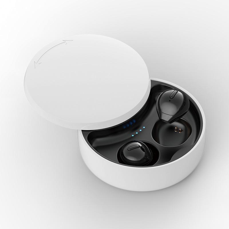 Headphone Bluetooth TWS Nirkabel Semi-In-Ear Earphone Olahraga Kecil Nirkabel