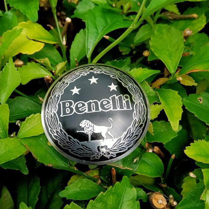 Emblem Sepeda Motor Benelli Stainless