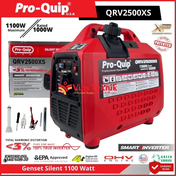 ProQuip QRV2500XS QRV 2500 Mesin Genset Silent Genset Bensin Generator Genset Portable 1000Watt QRV2