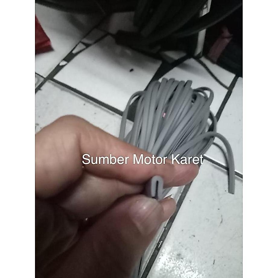 Karet List U Kecil Abu-Abu