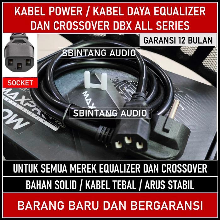 Kabel power Equalizer dbx crossover dbx original - REGULER