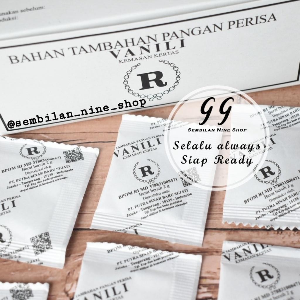 

VANILI POWDER R Sachet 2 Gram Perisa Vanila Vanilla Bubuk Vanilli