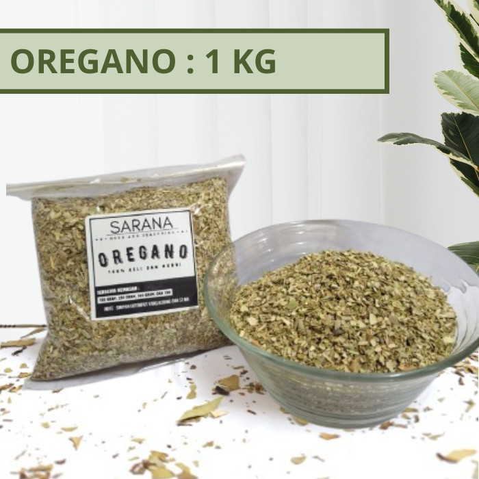 

Oregano Bubuk Kering untuk Pizza Asli Original 1 kg / Rempah Bubuk / Bumbu Dapur Bubuk Lengkap
