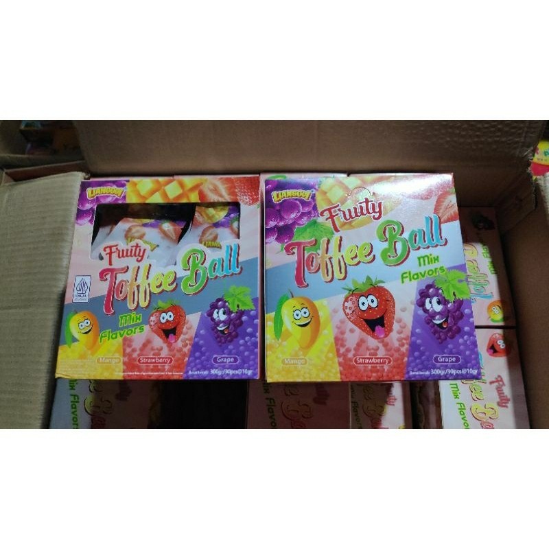 

Toffe Ball Fiuuty Mix Flavors ( isi 30 Pcs @10gr )