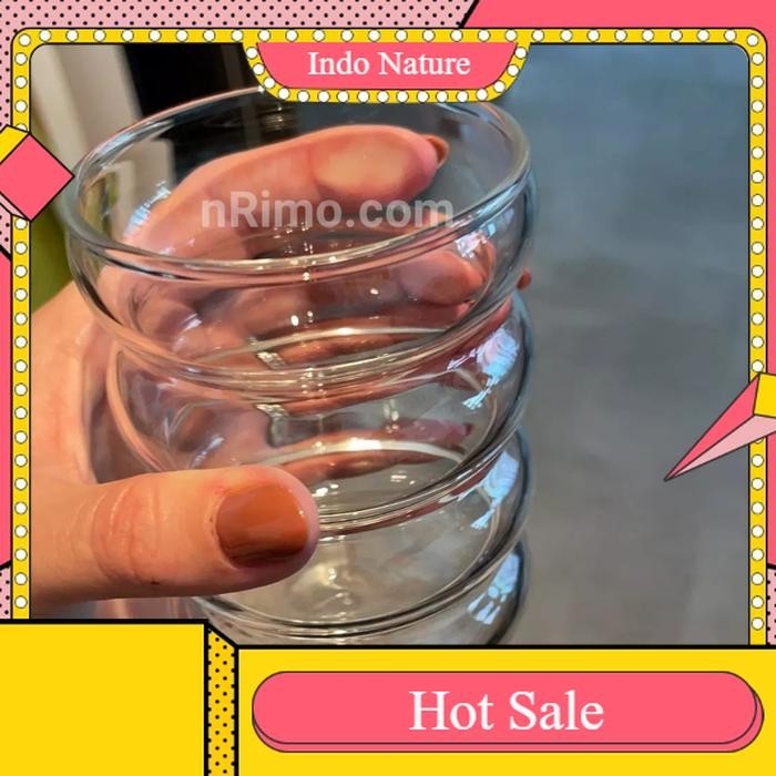 [ BEST SELLER ] BISA COD Gelas Kaca Unik dan Lucu Kopi Jus Cafe Resto Juice Borosilicate Glass - Tra