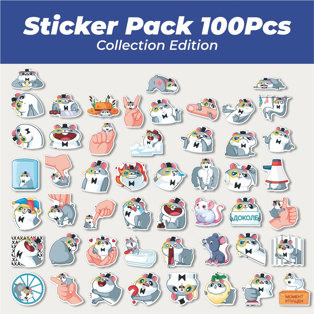 

Hot Stiker Tikus Homa Sapiens Lucu Anti Air Stikers Berperekat Waterproof Sticker Decal Buat Motor Helm Buku Journal Koper Casing HP Laptop Botol Minum