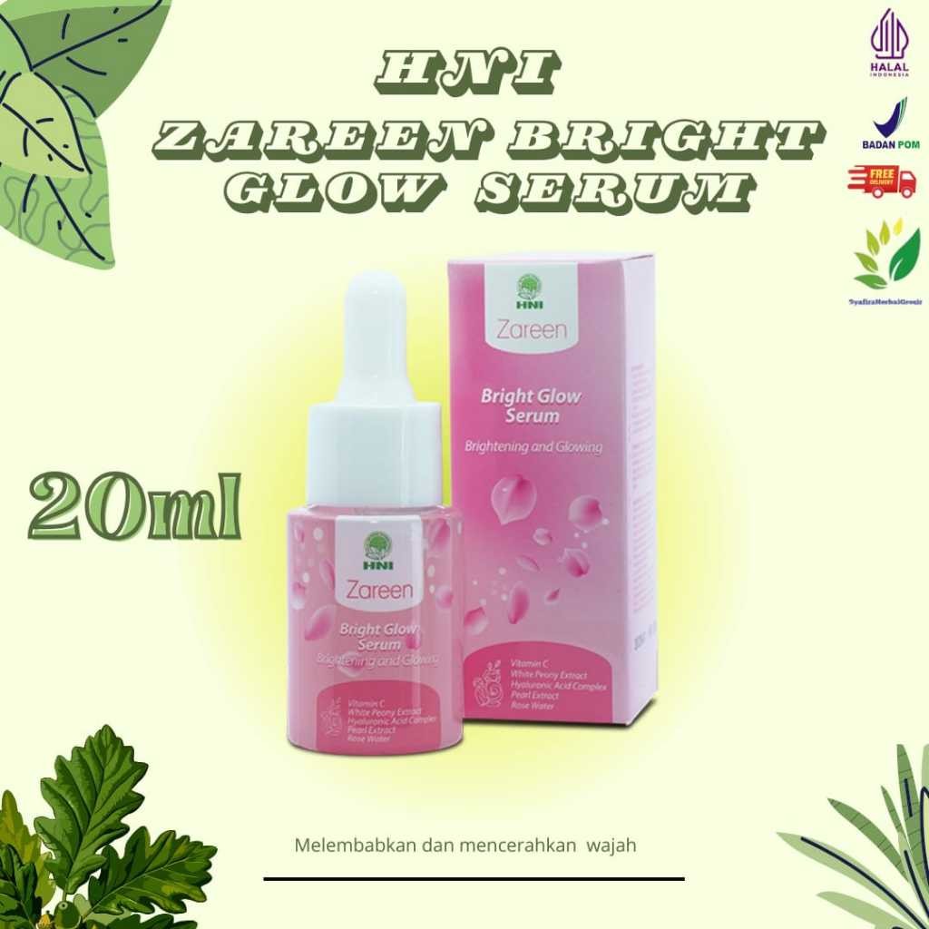 HNI Zareen Bright Glow Serum HNI HPAI 20 ml Brightening & Glowing Serum Wajah